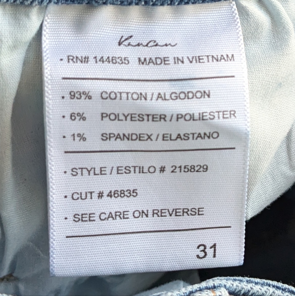 SOLD Kancan High Rise Side Seam Capri Jeans sz 31 (fits 12/14) for Maurice's - Picture 5 of 5